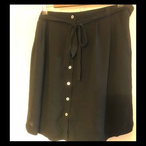 LOFT Button Down Skirt L